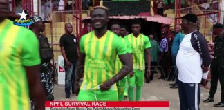 Sunshine Stars boost survival hopes with victory over Plateau Utd.