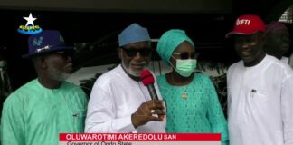 Akeredolu solicits support of Ondo people for overall development