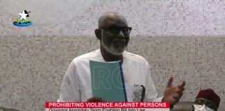 Akeredolu signs Violence Against Persons Prohibition Bill into law