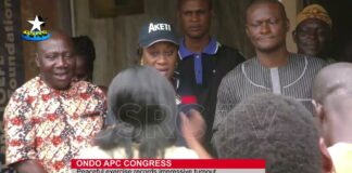 APC Ward Congress records impressive turnout in Ondo