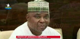 Gov Akeredolu pays condolence visit to Adedayo Omolafe’s family, describes his death as rude shock