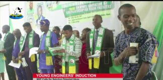 Nigeria Society of Engineers Inducts members, tasks them on creativity