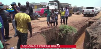 Akeredolu justifies repair of failed portions on Ayede-Ogbese Federal road