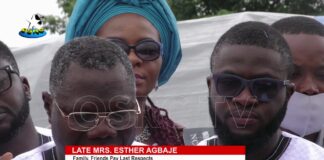 Children, dignitaries bid late Mrs Hadijat Agbaje farewell