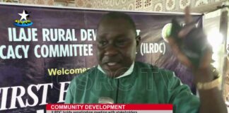 Ilaje Rural Development Advocacy Committee holds sensitization meeting with stakeholders