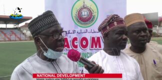 Islamic leaders urge faithful on peaceful co-existence