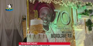Children, Family celebrate mother of OSRC’s Odunayo Sawyerr @ 70