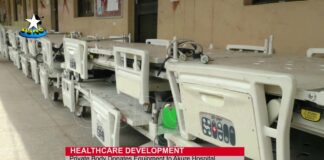 Healthcare Development: private body donates equipment to Àkúré hospital