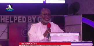 Nigeria @ 61: Governor Akeredolu leads ondo state people to Appreciate God’s Grace