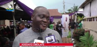 Adedayo Omolafe: Tributes to late lawmaker as christian wake holds