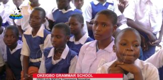 Educational Development: NGO facelifts block of classrooms, donates computers to Ondo School