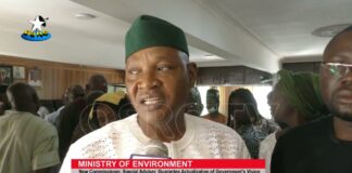 Ministry of Environment welcomes Akinwalere, Oseni