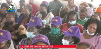 Ondo first lady to light up 1000 homes with Solar