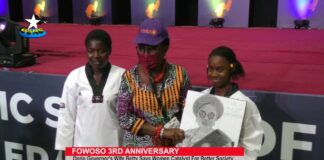 FOWOSO: Ondo Governor’s wife, Betty says women catalyst for better society