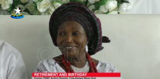 Retirement and Birthday: Former OSRC Acting Director, Fola Ahmed gives thanks to God
