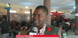 Federal lawmaker Adeogun trains constituents in information technology.