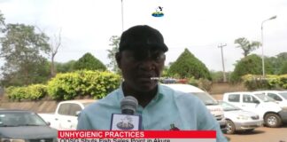 Ondo State Govt Shuts Fish Sales Point in Akure Over Unhygienic Practices