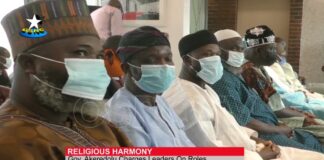 Religious harmony: Akeredolu charges leaders on roles