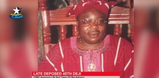 OSRC captures life and times of deposed Akure monarch, late Oba Adesina Adepoju