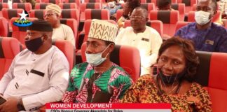 CSO honours Governor Akeredolu for commitment to Women development