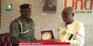 Akeredolu welcomes new Ondo Army commander.
