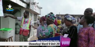 Happening now!!! Residents of Akure North/South file out to Elect House of Representatives Member