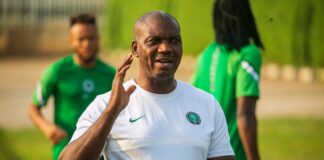 Super Eagles interim coach, Austin Eguavoen, has resigned from his role as the head coach of the Nigerian national team.
