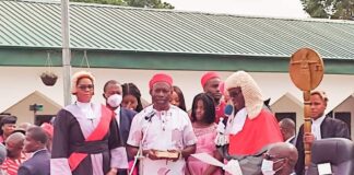 Happening now!!! Former central bank governor, Prof Charles Soludo takes over as Anambra state governor.