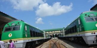 News flash: Some bandits have reportedly bombed the Abuja-Kaduna-bound rail track