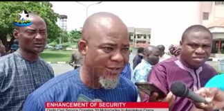 Ondo workers donate 30 motorcycles to Amotekun corps 