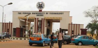 Happening now……Bleak future: FUTA students protest continuous ASUU strike.