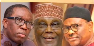 2023 General Elections: Wike out; Okowa in as Atiku’s Running Mate