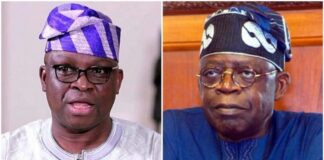 Political updates…..APC Primaries: PDP chieftain, Fayose writes letter of caution to Tinubu.