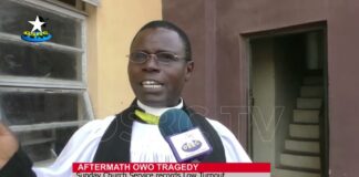 Owo churches record low turnout of worshippers one week after terror attack