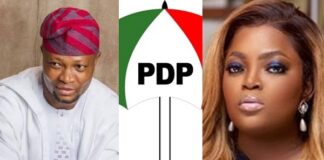 2023 ELECTIONS :Lagos PDP picks popular actress as running-mate in Governorship election