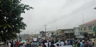 Happening now!!! ASUU strike: Nigerians back NLC on Nationwide protest.