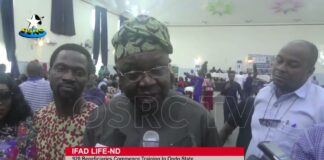 IFAD/lIFE-ND: 920 beneficiaries commence training in Ondo