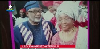 Southwest APC, ODHA members, Olowo, ALGON visit Akeredolu over mother’s death