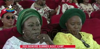 Gov Akeredolu Describes BEMORE Summer Boot Camp as Bridging Gender Gap