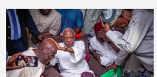 2023 Elections:APC Flagbearer,Tinubu visits Akure, receives Pa Fasoranti’s blessing…..