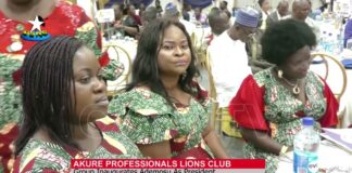 Akeredolu’s Aide, Ademosu Becomes 8th President of Lion’s Club