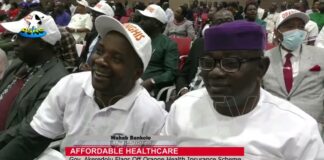 Gov.Akeredolu flags-off Orange Health Insurance Scheme