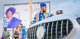 Mama Grace Akeredolu: Owo stands still as eminent Nigerians stormed ancient town to bid matriarch farewell.