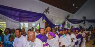 Service of Songs for Mama Grace Akeredolu @ Jacob and Grace Chapel, Ido- Ibadan.(video)