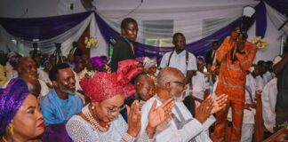 Service of Songs for Mama Grace Akeredolu @ Jacob and Grace Chapel, Ido- Ibadan.