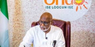 Governor Akeredolu reshuffles cabinet