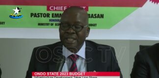 Ondo State 2023 Budget: Infrastructure Development takes Lion Share