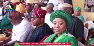 Governor Akeredolu promises more empowerment for widows of fallen heroes