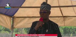 Gov. Akeredolu Inaugurates Workers’ Estate in Ilara-Mokin