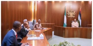 President Buhari meets Governors Forum chairman, CBN governor over new naira notes scarcity